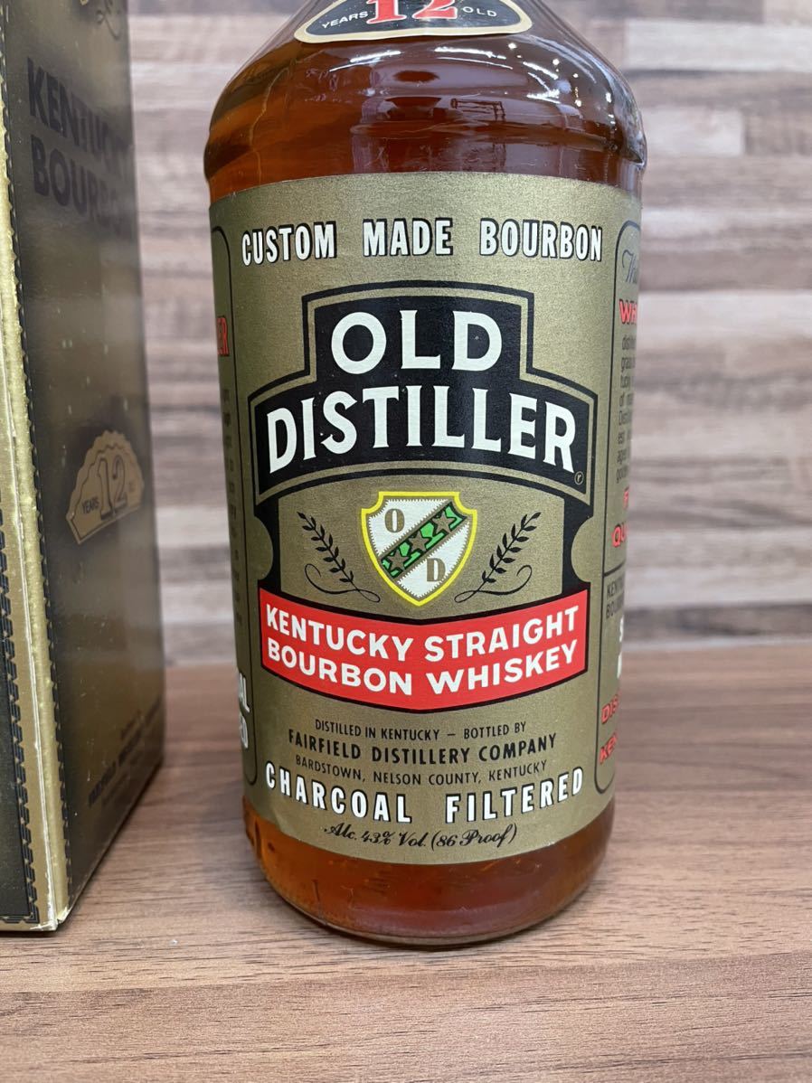 OLD DISTILLER'S 12年 バーボンウイスキー 1円~］old distiller's 12年 kentucky bourbon whiskey オールド ディ