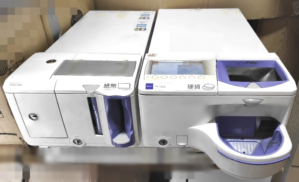 即決!!○~▽~○ グローリー・自動釣銭機(硬貨/紙幣) RT-300/RAD-300