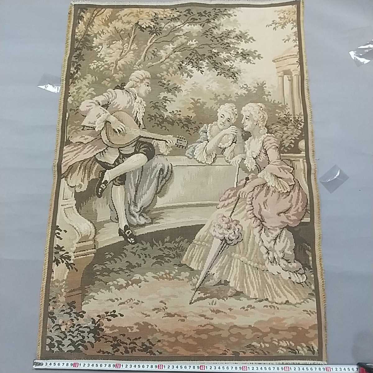 大型・精巧】コブラン織 西洋画タペストリー の商品情報