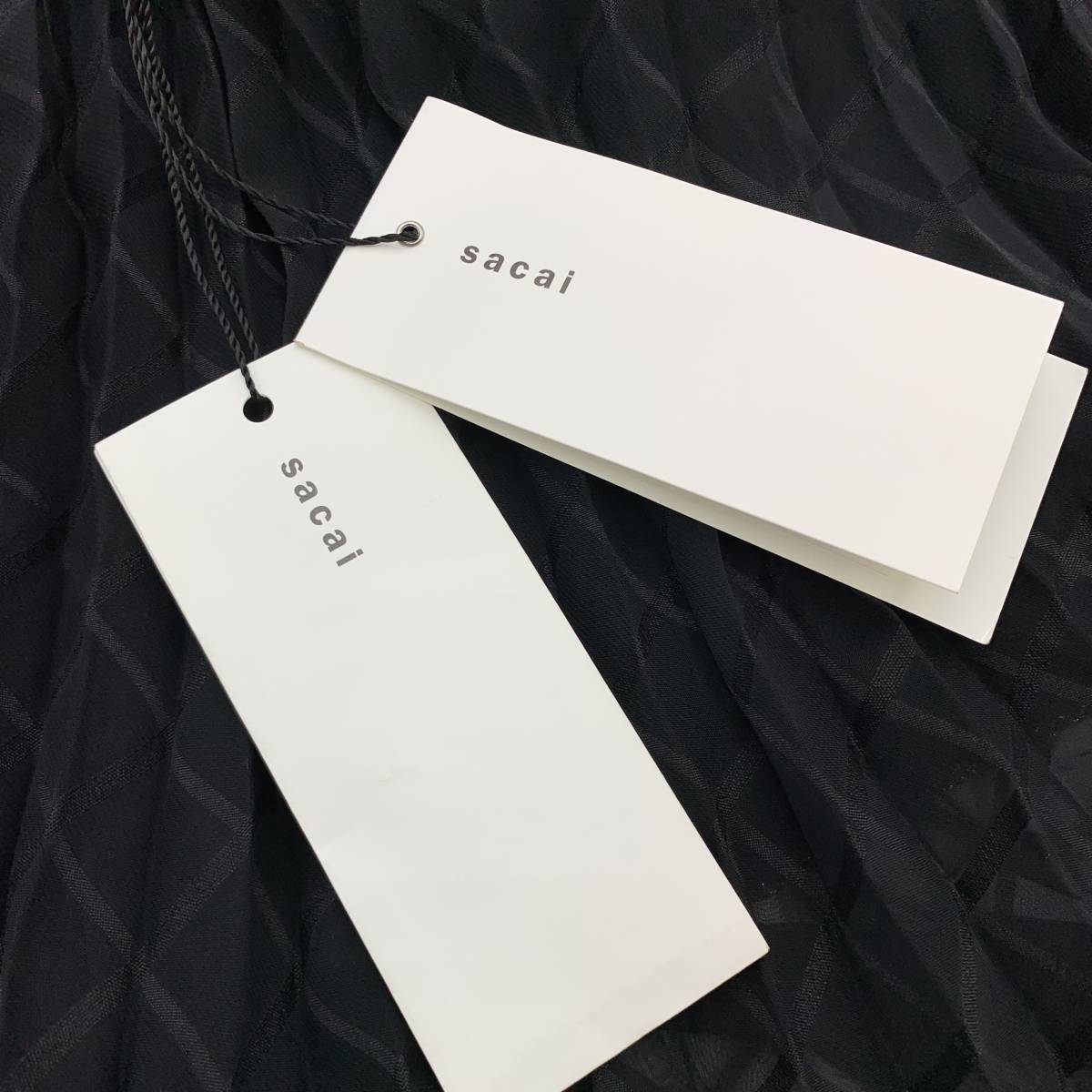 2020AW sacai サカイ ポンチョ レイヤード プリーツ ブラウス シャツ
