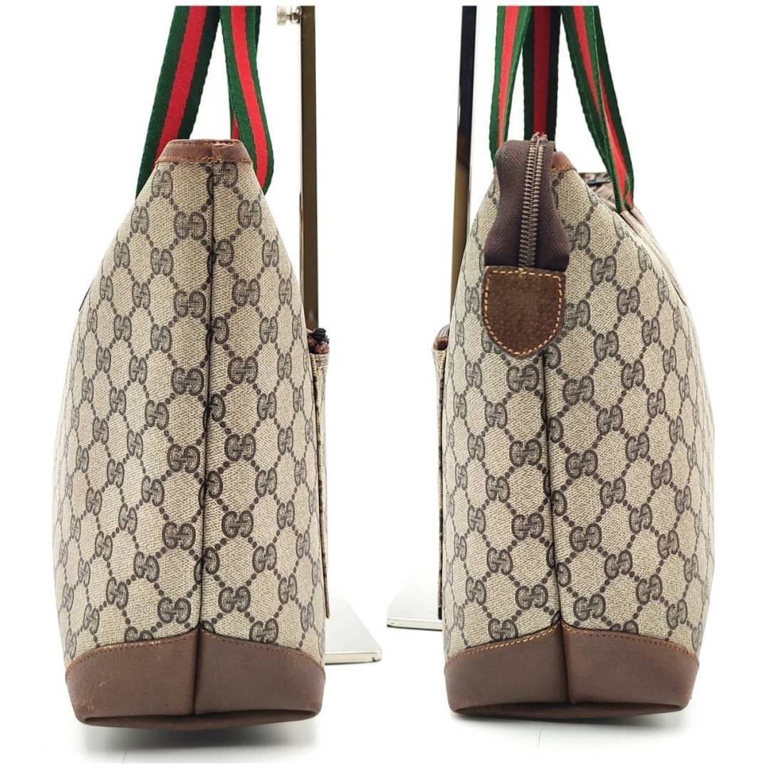 1円〈極美品〉 GUCCI グッチ トートバッグ 肩掛け GG シェリーライン 