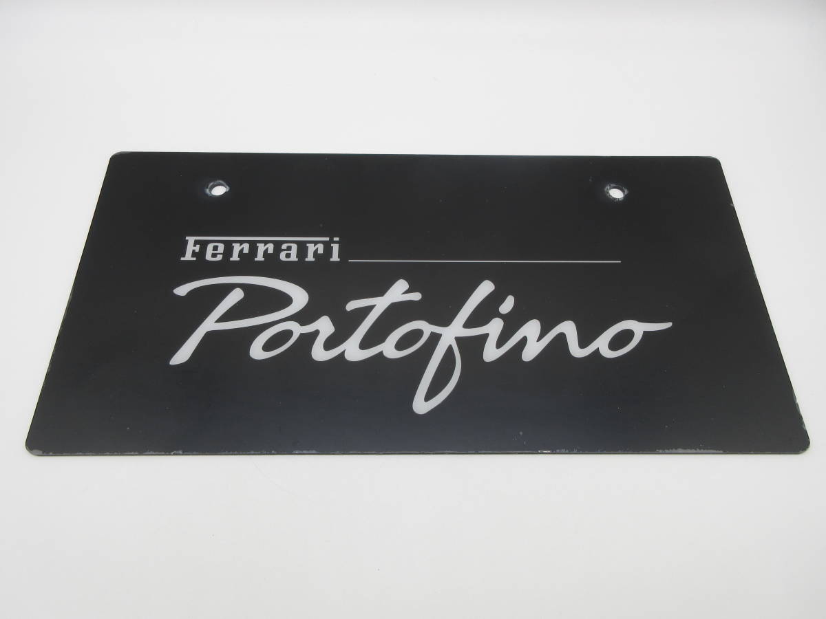 正規品，大得価 フェラーリ Ferrari ポルトフィーノ Portofino ディーラー 新車 展示用 非売品 ナンバープレート マスコットプレート(フェラーリ)｜売買されたオークション情報、yahooの商品情報をアーカイブ公 フェラーリ
