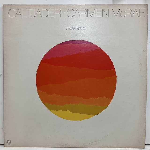 ●即決VOCAL LP Carmen McRae Cal Tjader / Heat Wave 2581 米オリジナル Don't You Worry'bout A Thing 収録