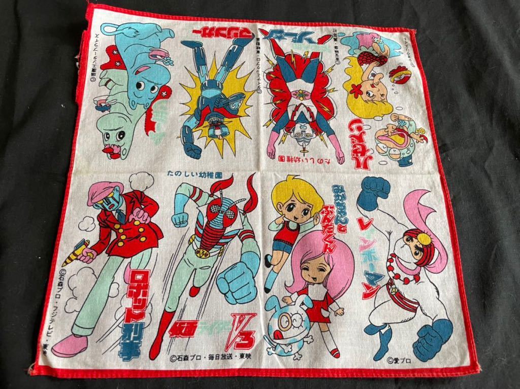 昭和レトロアニメキャラクターハンカチ7枚セット(ハンカチ)｜売買され 