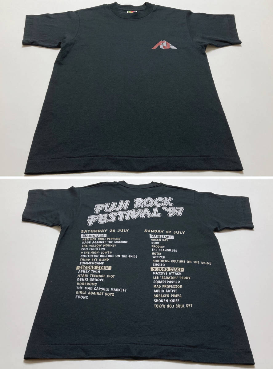 第1回 FUJI ROCK FESTIVAL 97 フジロック フェスティバル Tシャツ 1997