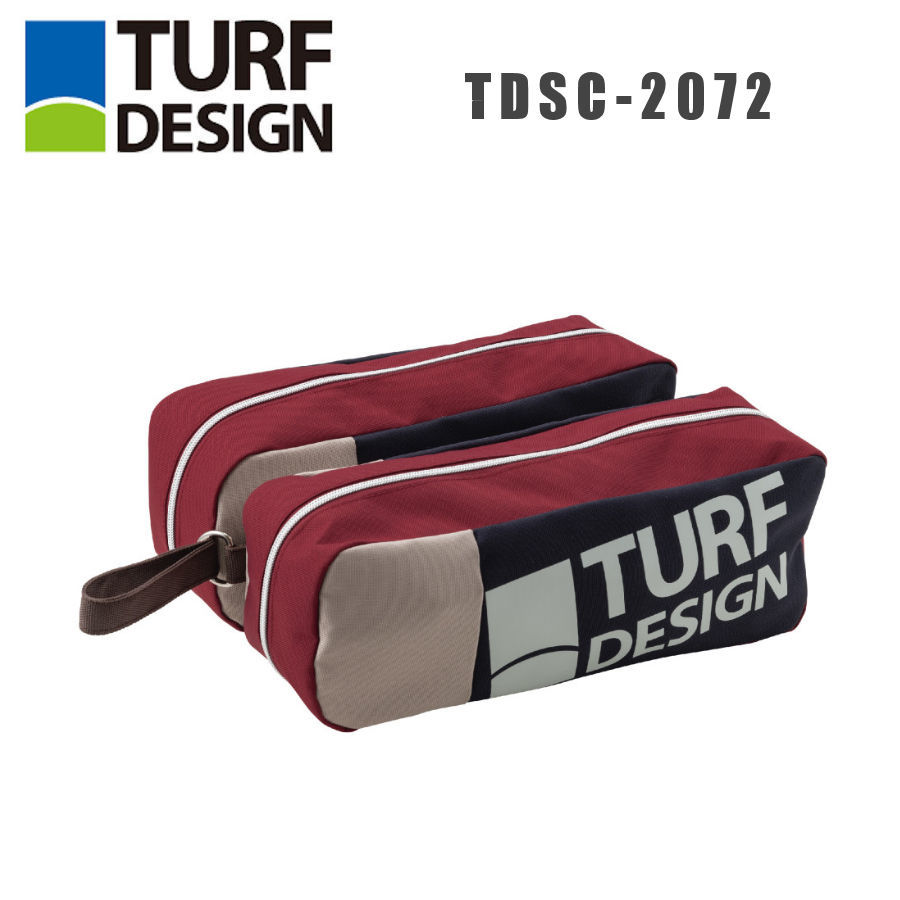 ★☆希少　TURF DESIGN　“TDSC-2072” シューズケース　レッド　新品☆★