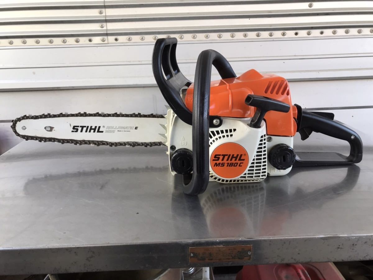 動作確認済 ☆ STIHL スチール MS 180 C - BE 軽量コンパクト エンジン 