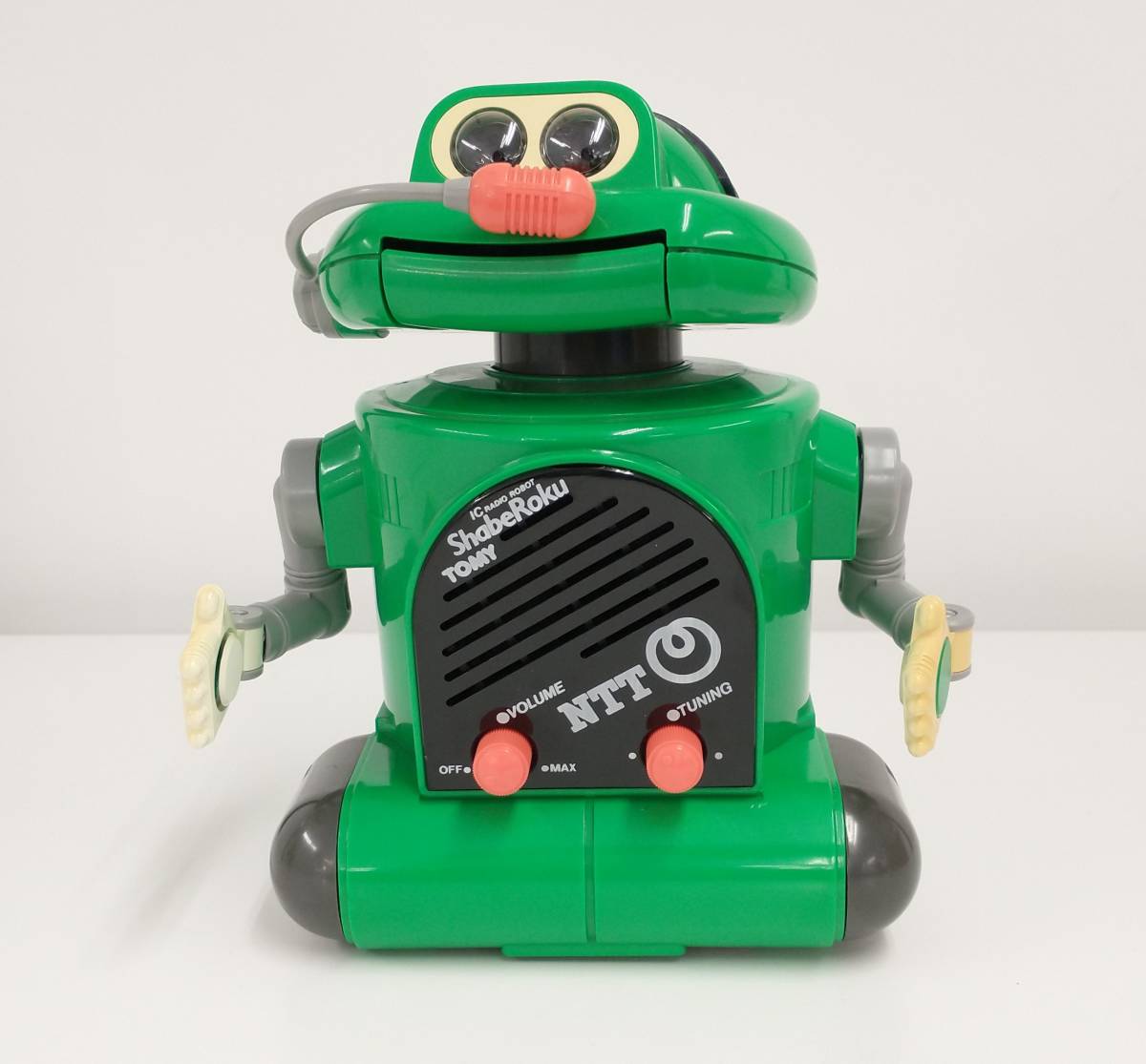 TOMY おしゃべりラジオロボ しゃべろく 緑 おしゃべりラジオロボ