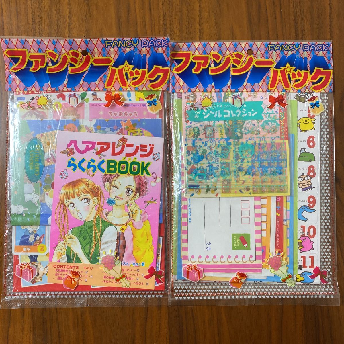 送料無料 少女マンガ 付録 テレカ シール 未使用セット ファンシー