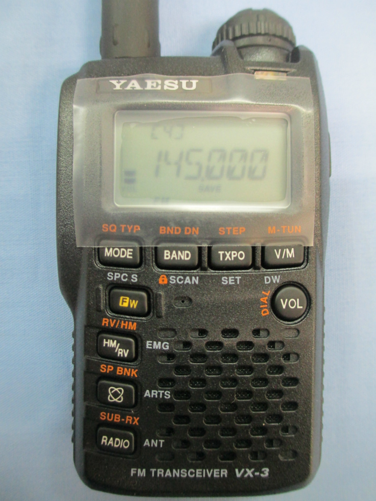VX-3 FM STANDARD 144⁄430MHz FMデュアルバンドトランシーバー 八重洲