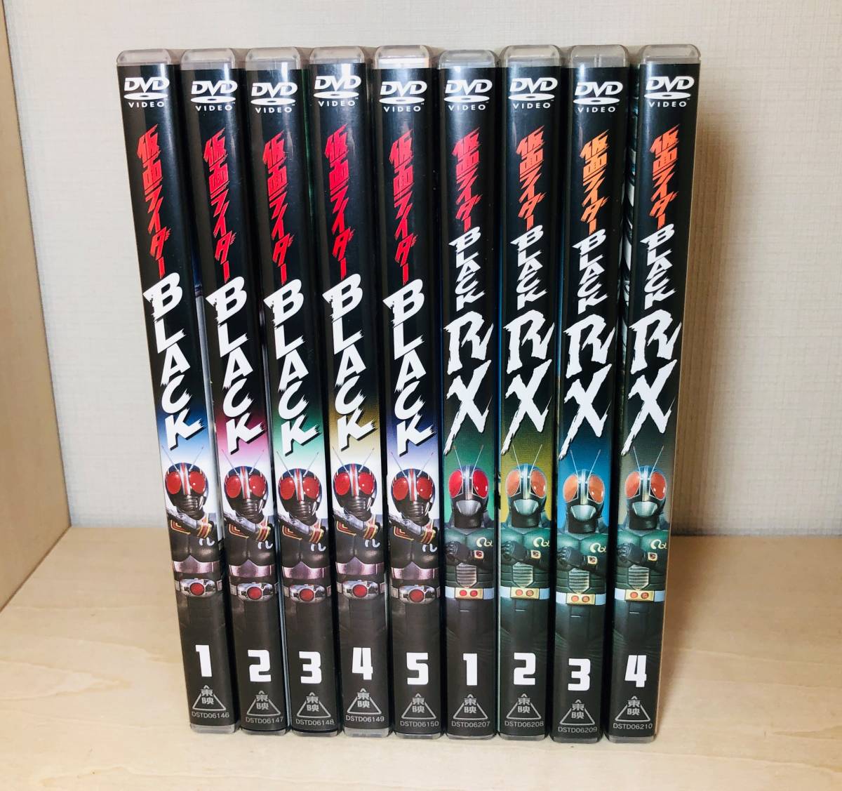 仮面ライダーBLACK DVD全5巻セット : DVD