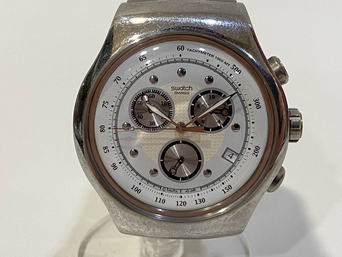 20091】中古品 Swatch スウォッチ IRONY アイロニー クロノグラフ