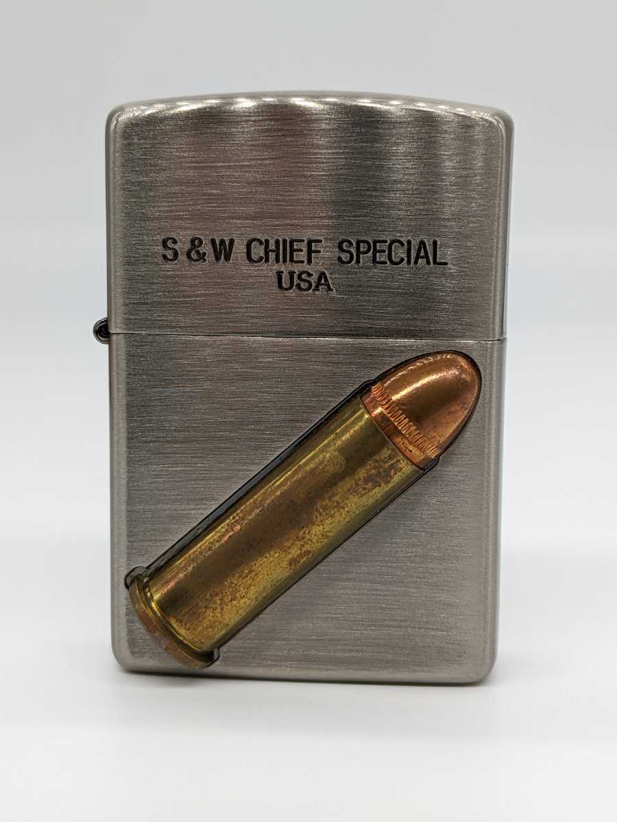 1円～!!】未使用 Zippo ジッポ S＆W CHIEF SPECIAL USA スミス 