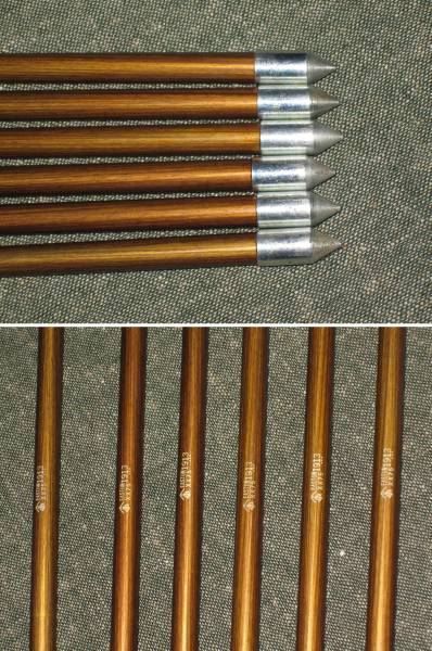 弓道 遠的矢 EASTON XX75 1913 100cm アルミバンブーシャフト(弓道  