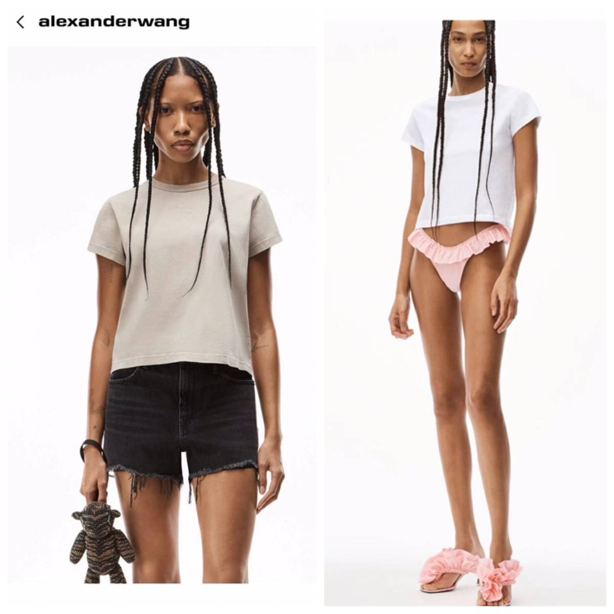 最新作，格安 /AlexzanderWang正規22春夏新作アレキサンダーワンコットンTシャツ/4色/(女性用)｜売買されたオークション情報、yahooの商品情報をアーカイブ公開 - オークファン 女性用