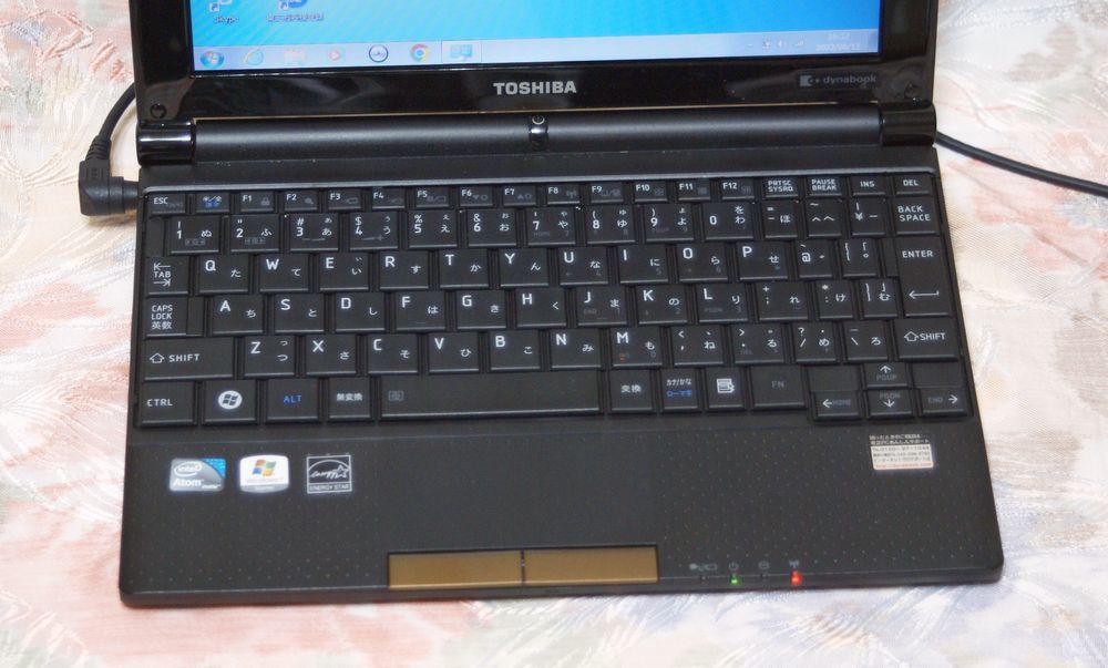 ☆東芝 dynabook N200/03AC/液晶良好/Win 7/HDD250GB/Office2007/無線ラン/即使用可_2
