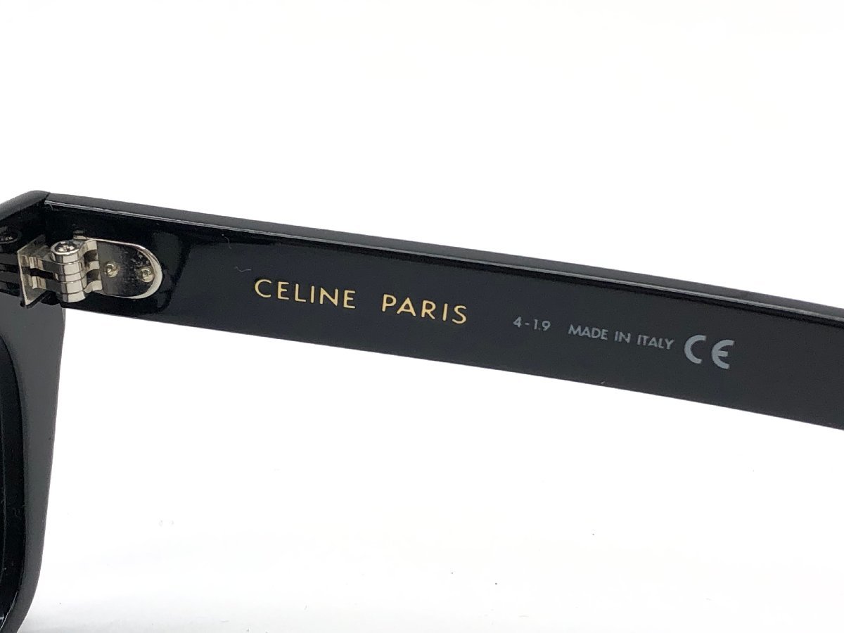 CELINE CL40060F POLARIZED 55□17 サングラス 度なし ブラック系 