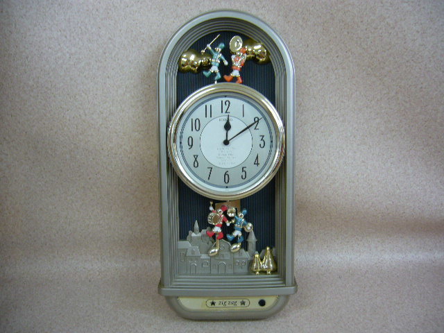 6099＊SEIKO セイコー からくり時計 AM509S zig zag 壁掛け(アナログ