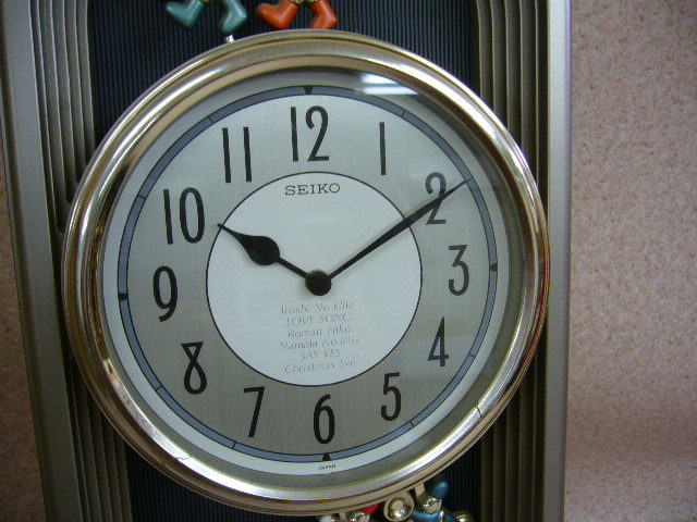 6099＊SEIKO セイコー からくり時計 AM509S zig zag 壁掛け(アナログ