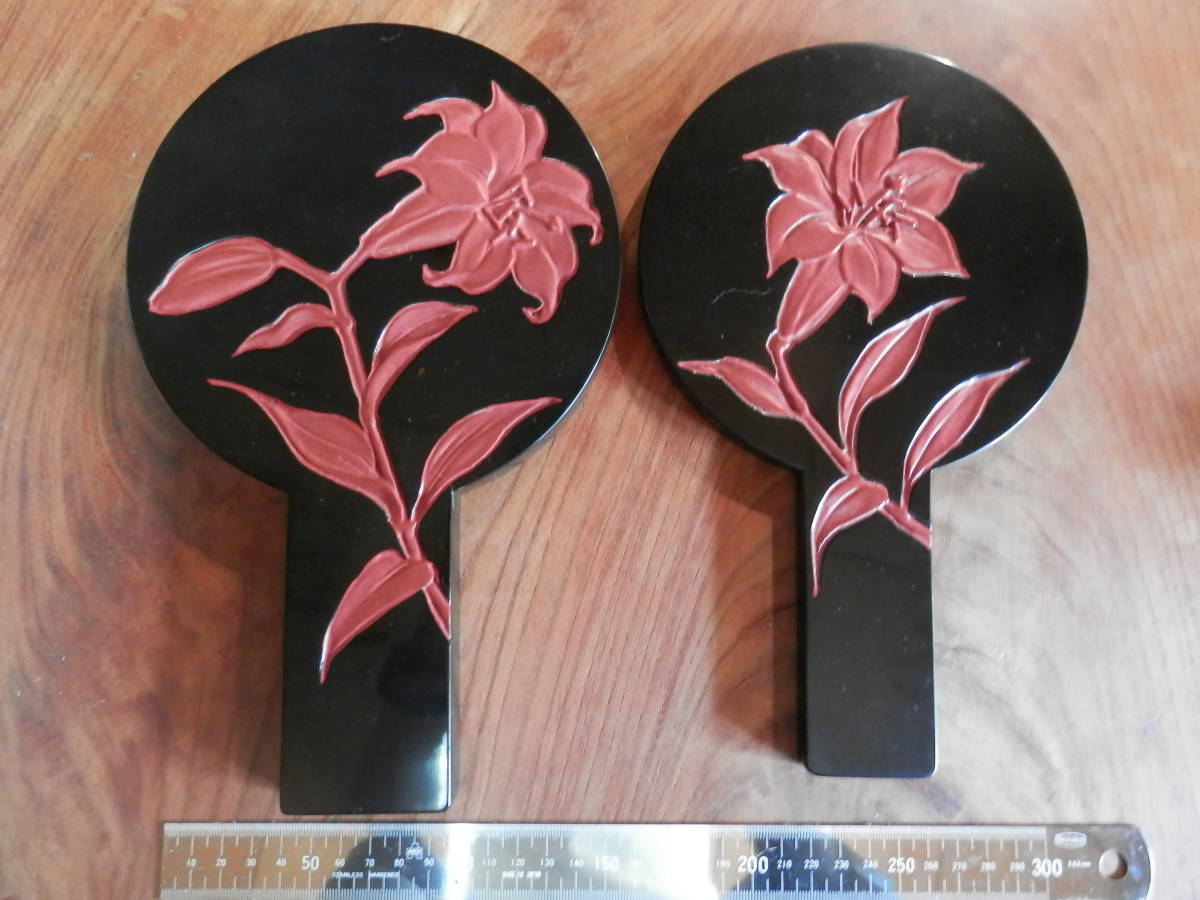 美品　鎌倉彫　姿見鏡　メタルバック高級鏡　工芸品 鎌倉彫 | 鎌倉彫陽雅堂 鏡 鎌倉彫の合わせ鏡 公式オンラインショップ