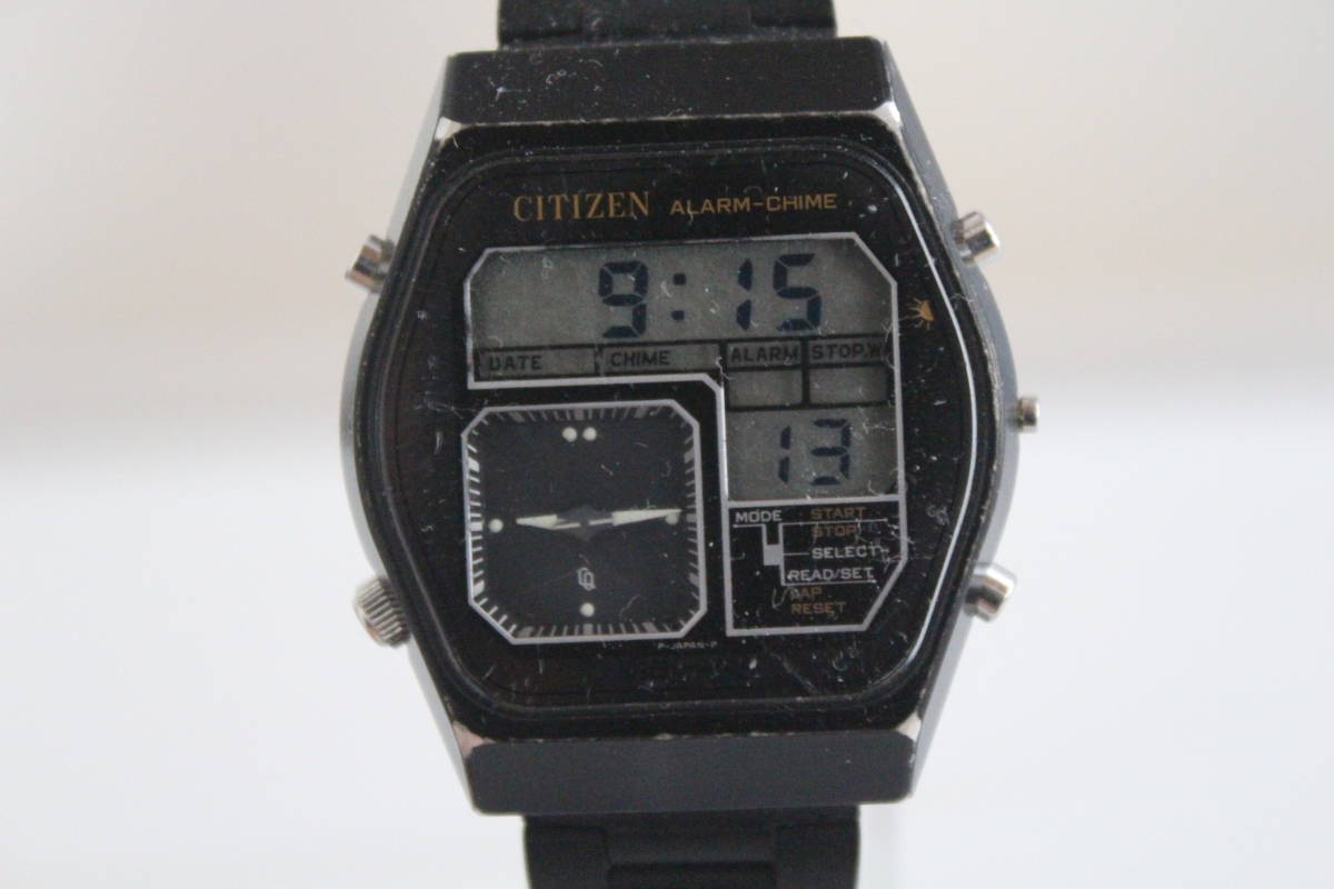 CITIZEN デジアナアラーム （訳あり品） レア ✨シチズン アナデジ 