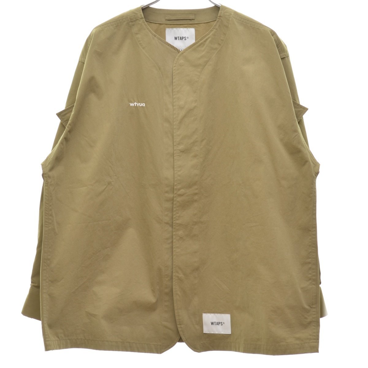 【人気セール，品質保証】 M WTAPS / ダブルタップス 22SS 221WVDT-SHM04 SCOUT / LS / NYCO. TUSSAH 長袖シャツ ベージュ beg(長袖シャツ)｜売買されたオークション情報、yahooの商品情報をアーカイブ公開 - オークファン トップス