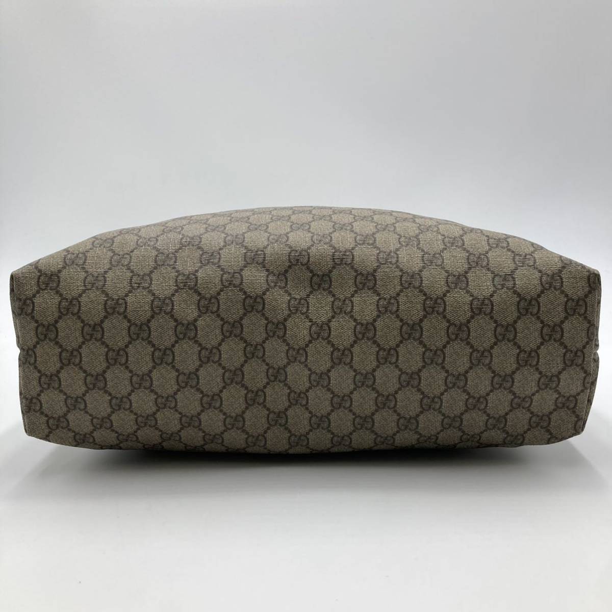 1円《美品》GUCCI グッチ GGスプリーム 大容量 トートバッグ ビジネス 
