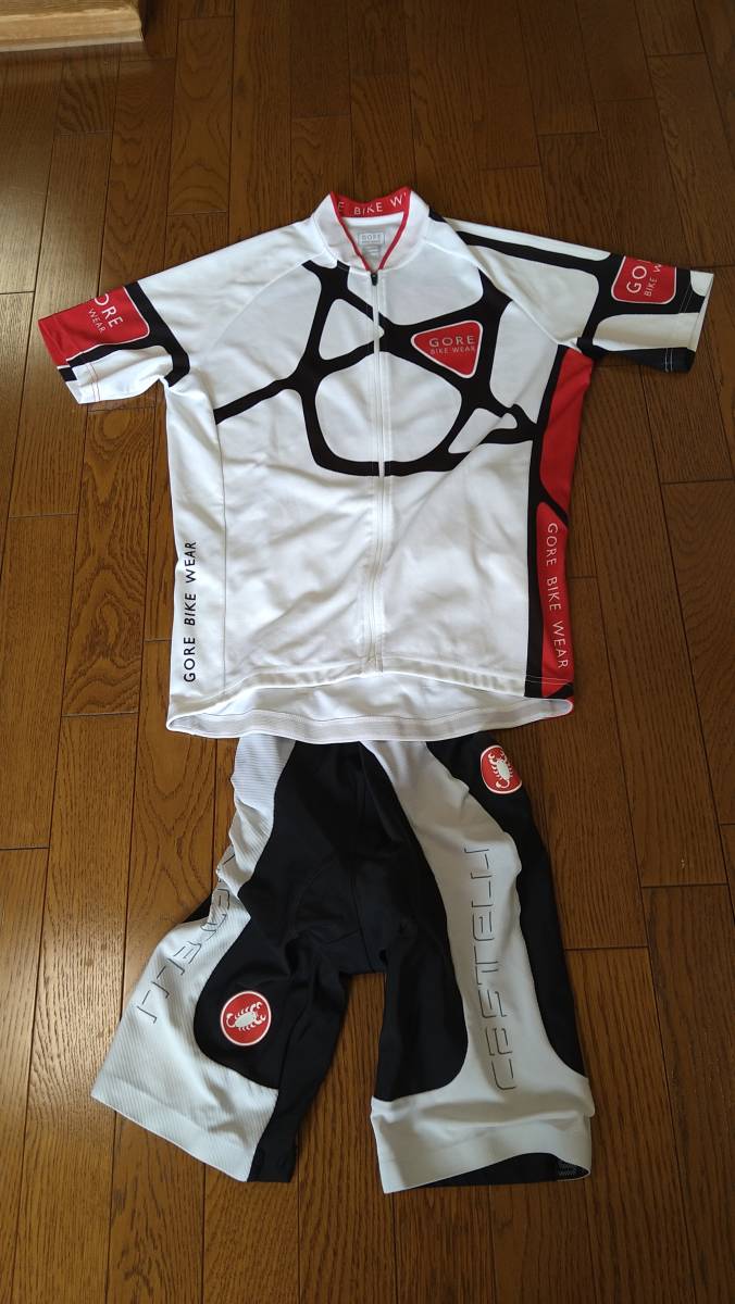 ゴアサイクルジャージ＋カステリビブショーツ　Lサイズ_1