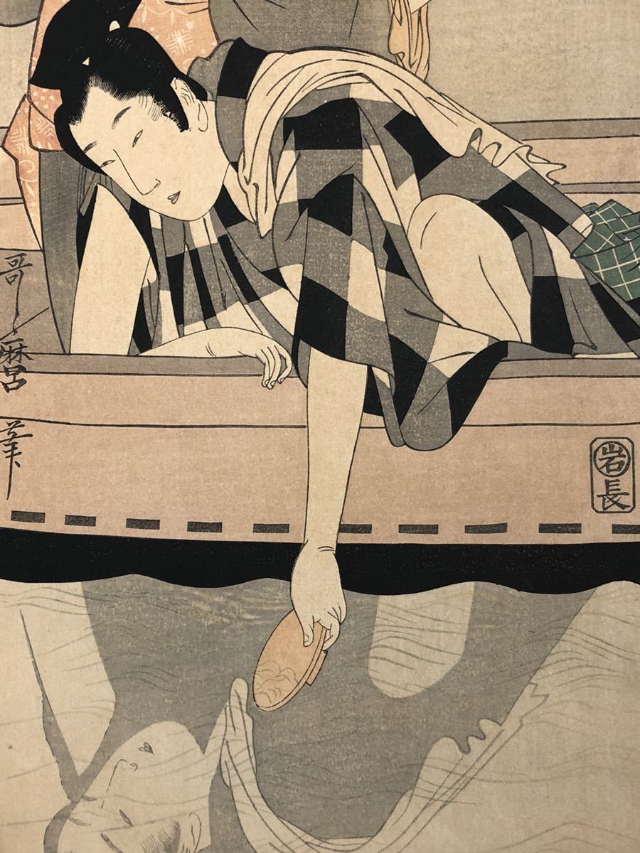 木版画 復刻版浮世絵 喜多川歌麿 浮世絵 大判 錦絵 高見澤版(浮世絵