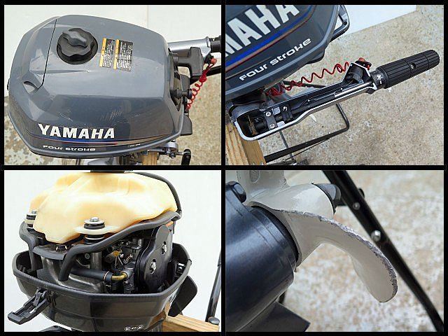 YAMAHA  船外機　4スト2馬力　6S7 □ヤマハ 4ストローク 2馬力 小型船舶用船外機 F2AMH(6S7)/ボート