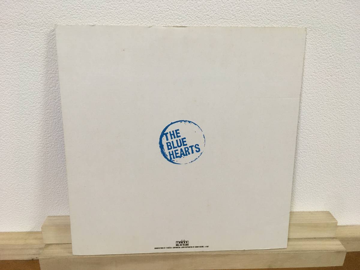 ザ・ブルーハーツ オリジナル盤LP THE BLUE HEARTS MEL-20 ステンシル 