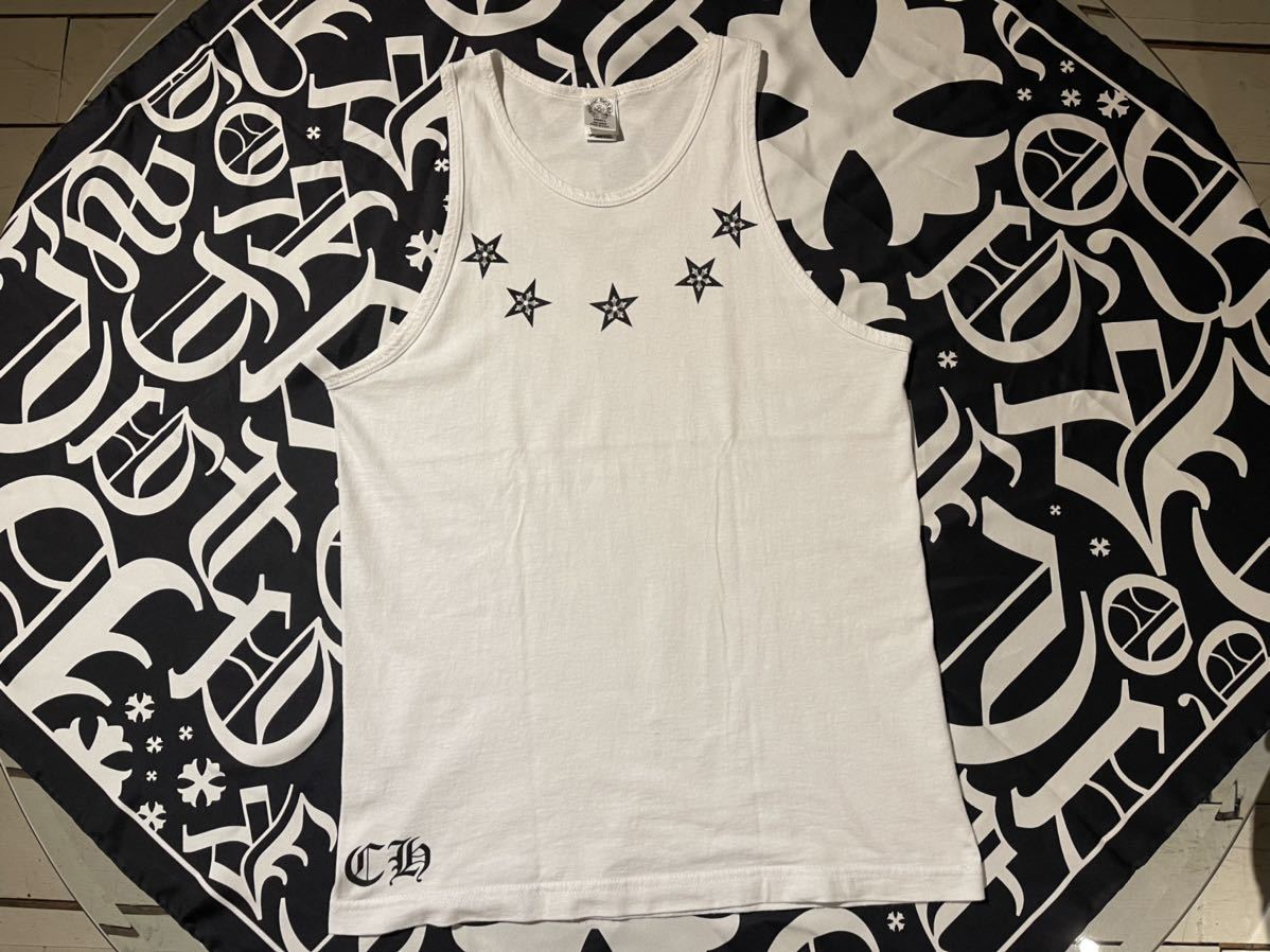 CHROME HEARTS スタープリント タンクトップ ホワイト CHROME