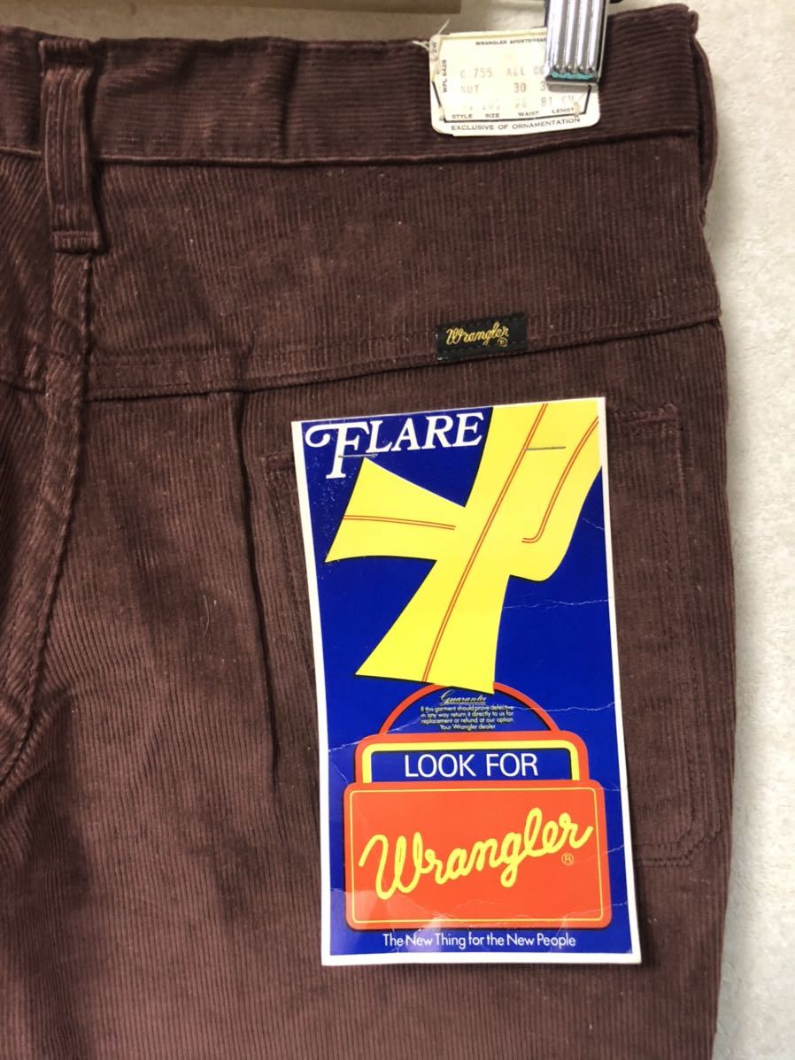  デッドストック 70s WRANGLER ラングラー コーデュロイ フレアー パンツ W30 646型 ビンテージ デニム ベルボトム ブーツカット 70年代(W30)｜売買されたオークション情報、yahooの商品情報をアーカ W30