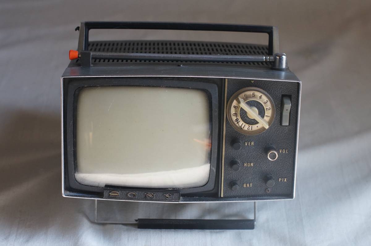  ●sony 5-303 ソニー トランジスタテレビ ジャンク ヴィンテージ アンティーク_2