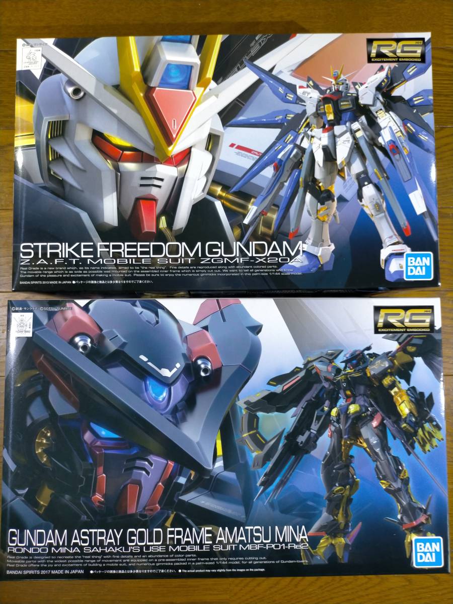 送料無料 ガンプラ 未組立 RG 2点セット ストライクフリーダム 送料無料 ガンプラ 未組立 RG 2点セット ストライクフリーダム