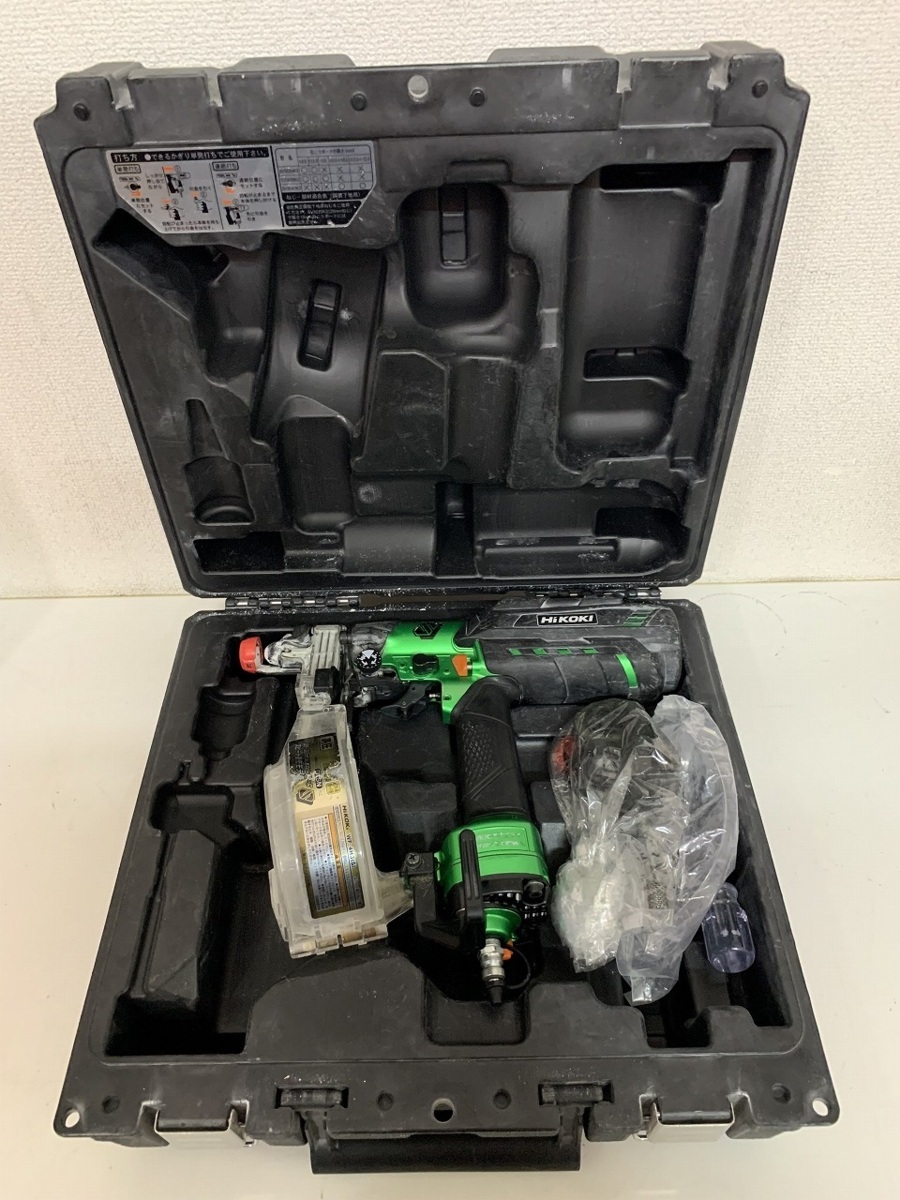  HiKOKI ハイコーキ 旧日立工機 高圧ねじ打機 使用ねじ長さ25~41mm スピード優先モデル メタリックグリーン WF4H3 OK11665(エア釘打機)｜売買されたオークション情報、yahooの商品情報をアーカイブ公 エア釘打機