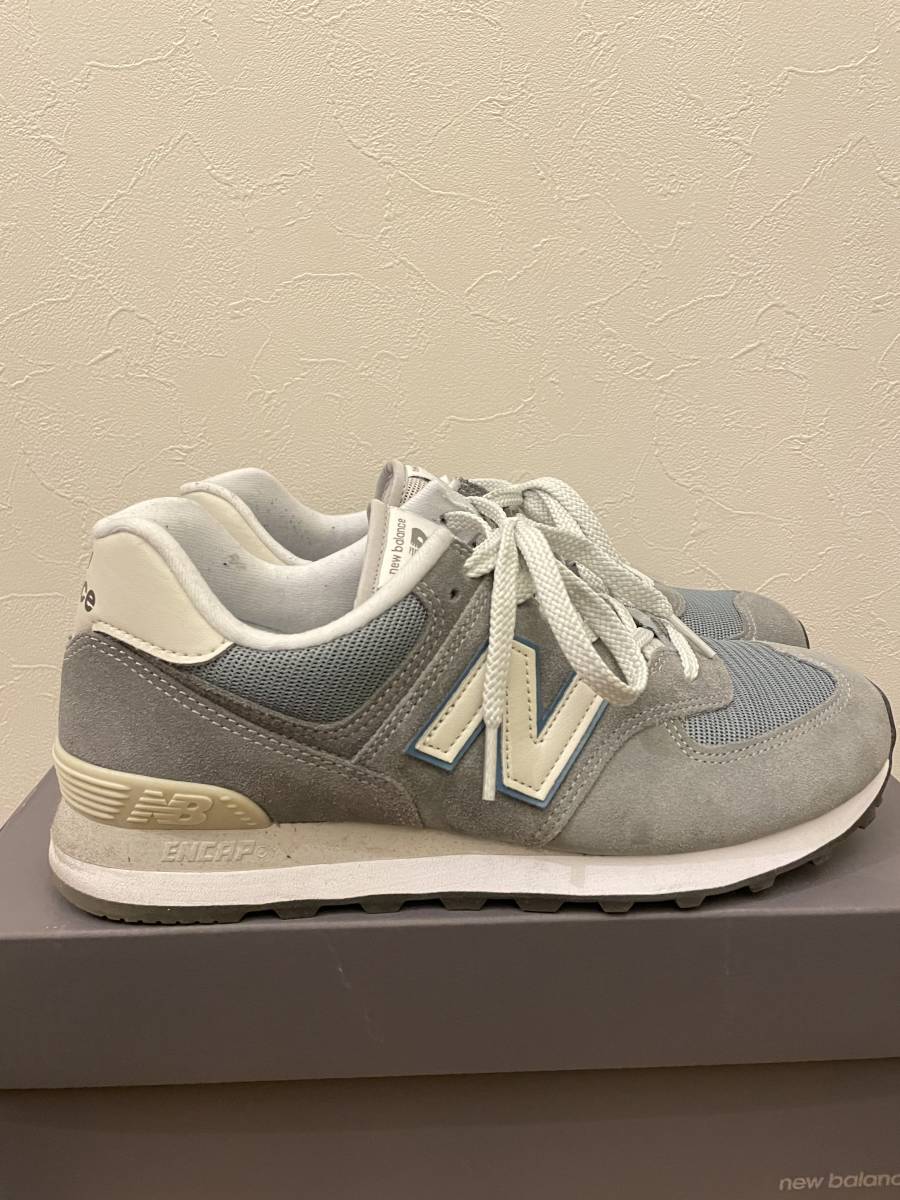 ニューバランス New BA2 Balance ML574 STEEL ML574BA2 スティールグレー 27.5cm ニューバランスの「ML574 BA2」は禁断の1300配色！｜雑誌Begin(ビギン GRAY（ニューバランス 長毛574 ML574BA2-グレー スニーカー WIDTH:D