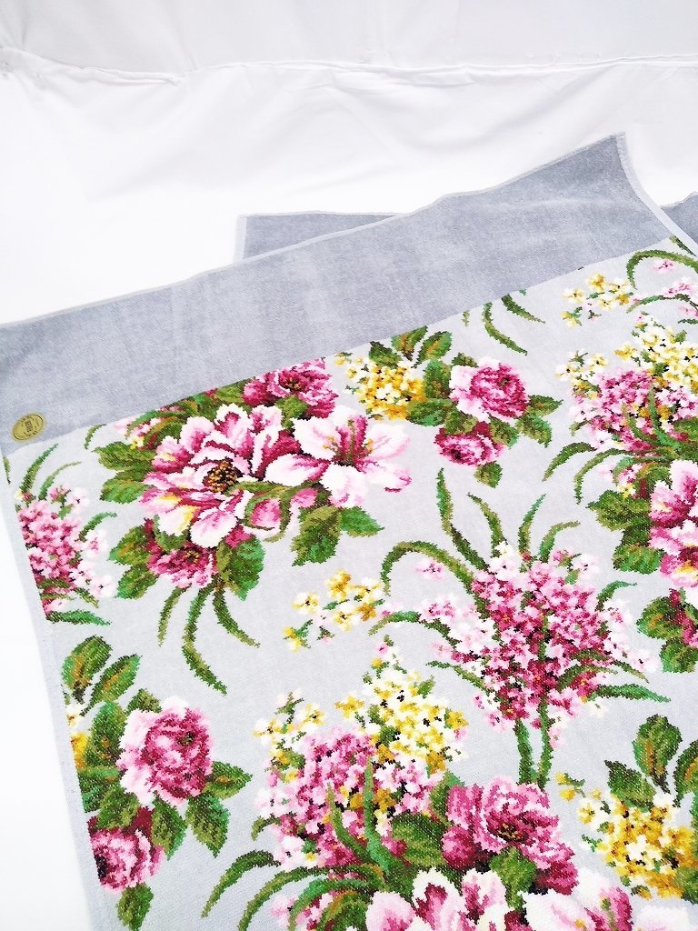 新品未使用 フェイラー バスタオル フェイスタオル セットで FEILER 花