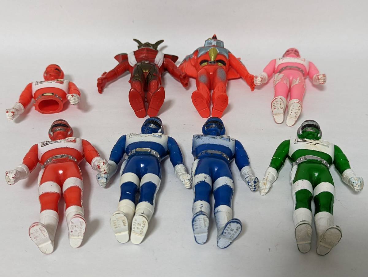 バンダイ 超電子バイオマン レッド1 グリーン2 ブルー3 ピンク5 