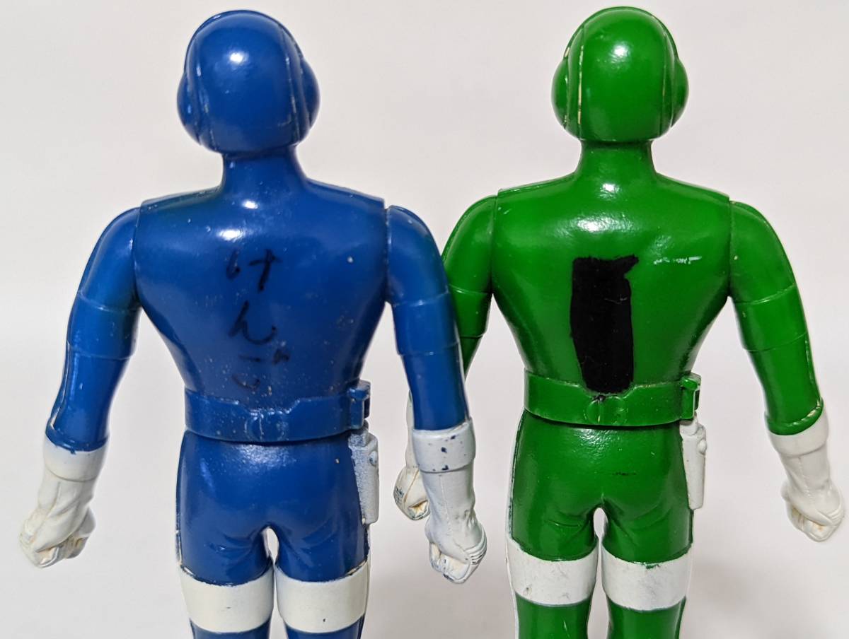 バンダイ 超電子バイオマン レッド1 グリーン2 ブルー3 ピンク5 