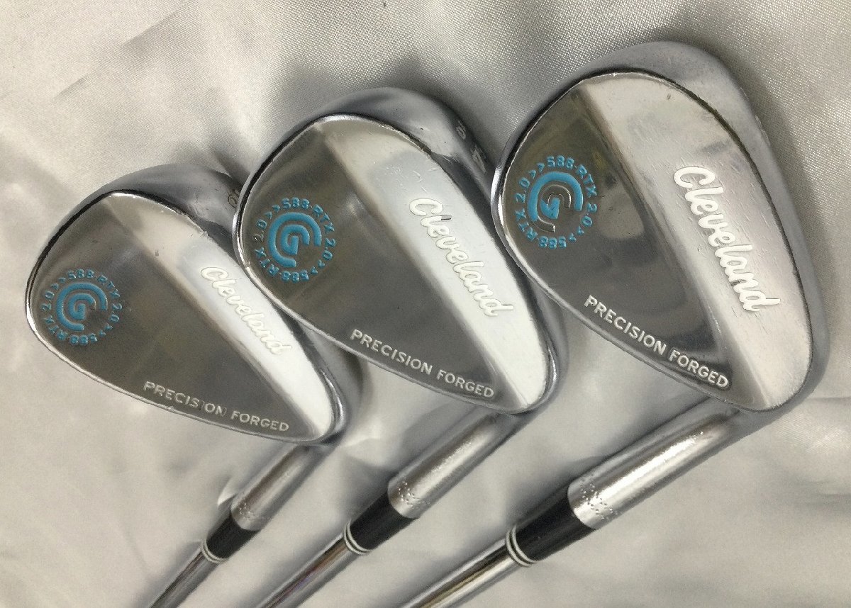 クリーブランド588RTX 3本セット Cleveland 588 ウェッジセット 50 52