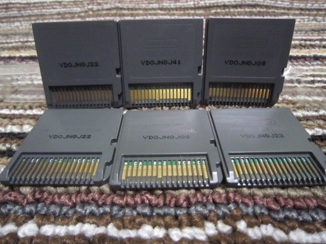 X424 送料無料 セーブデータ有り 6本セット ドラゴンクエストⅨ 