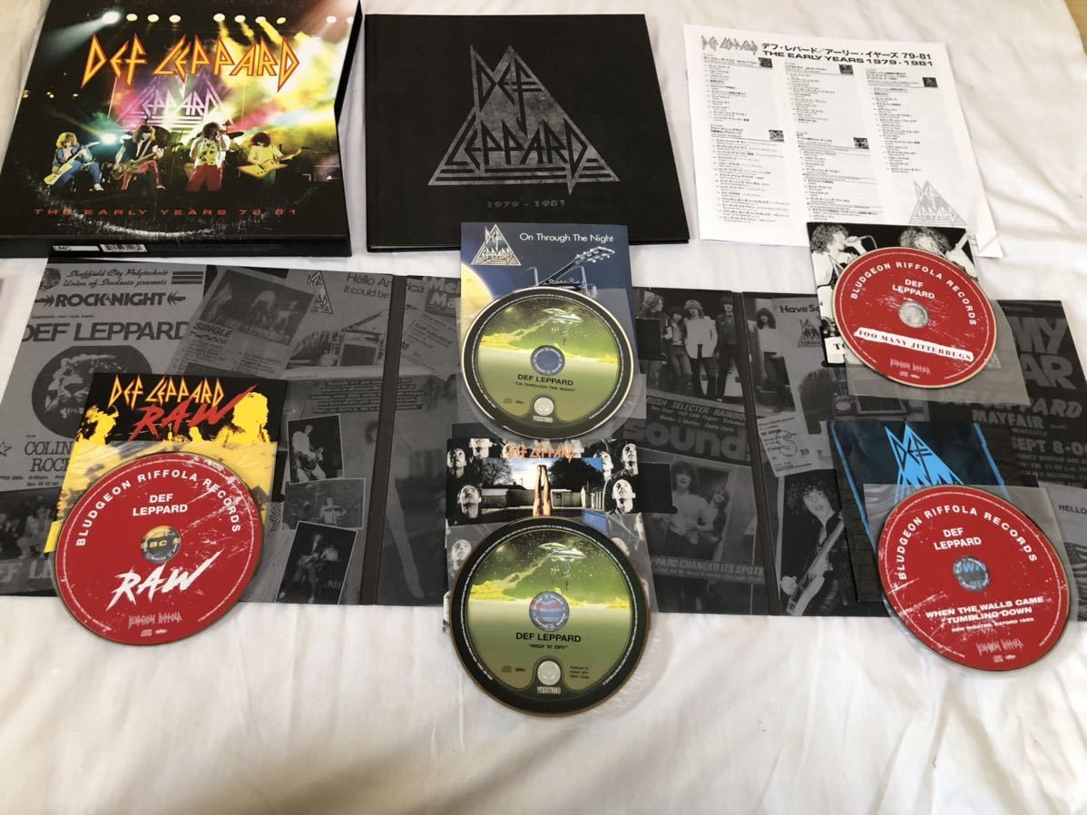 79-81 Years Early Def Leppard The | 0 Studio⁄Live Album Set Box (Box