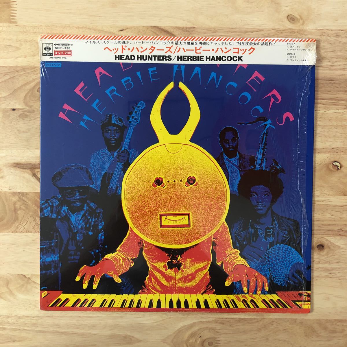 【安い，大人気】 LP HERBIE HANCOCK ハービー ハンコック/HEAD HUNTERS ヘッド ハンターズ 国内盤:初版帯:シュリンク付き:SOPL-238:美ジャケ＆美盤(ジャズ一般)｜売買されたオークション情報、yahooの商品情報をアーカイ ジャズ一般