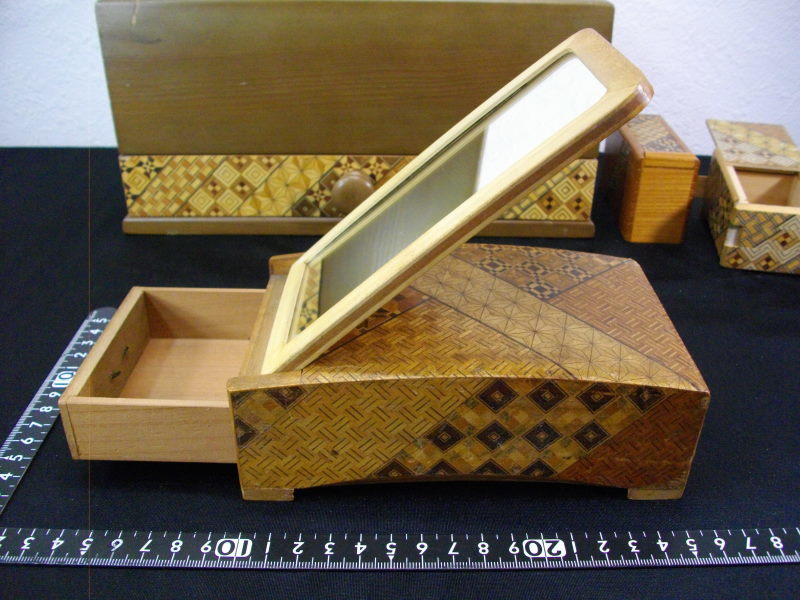箱根寄木細工 ティッシュボックス 小寄木 伝統工芸 国産クラフト