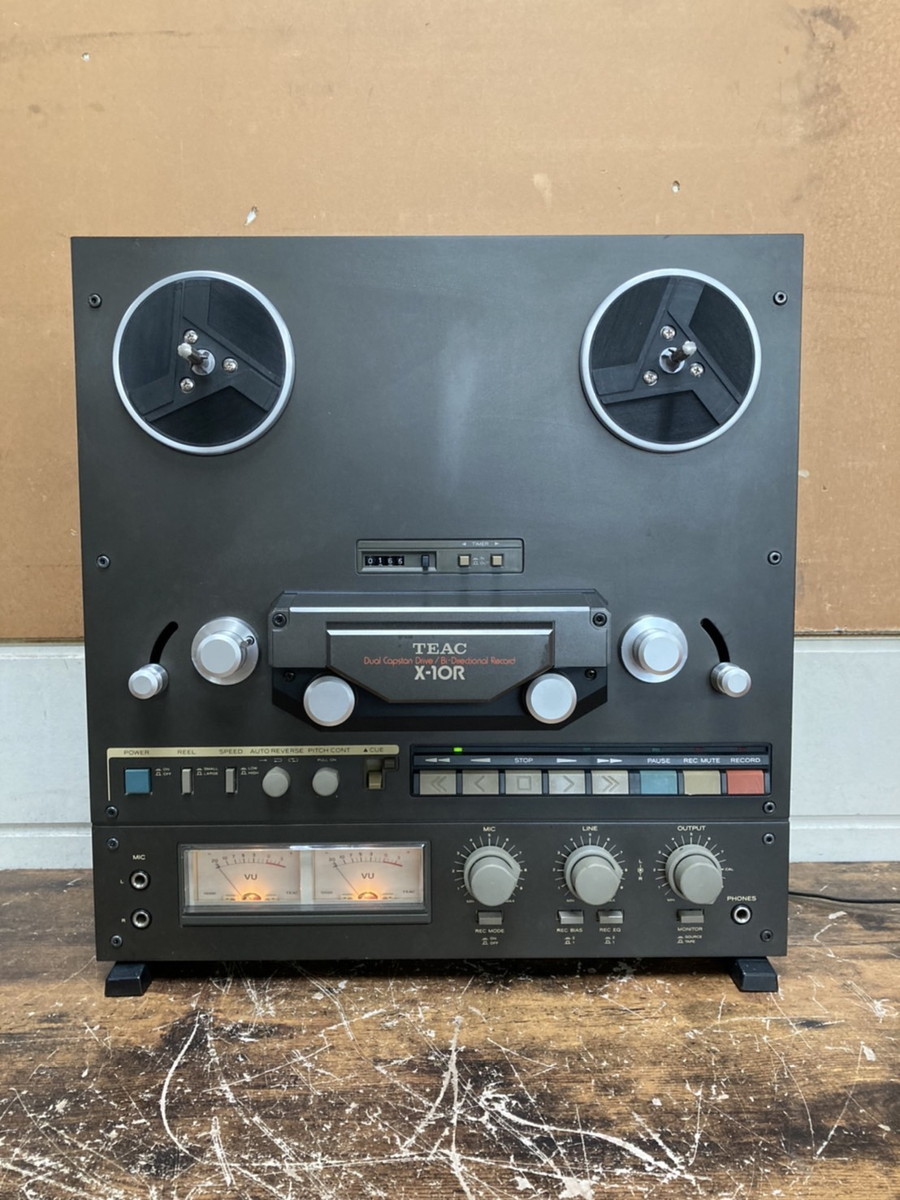 6-150】TEAC ティアック オープンリールデッキ X-10R BL 希少 黒 仕様