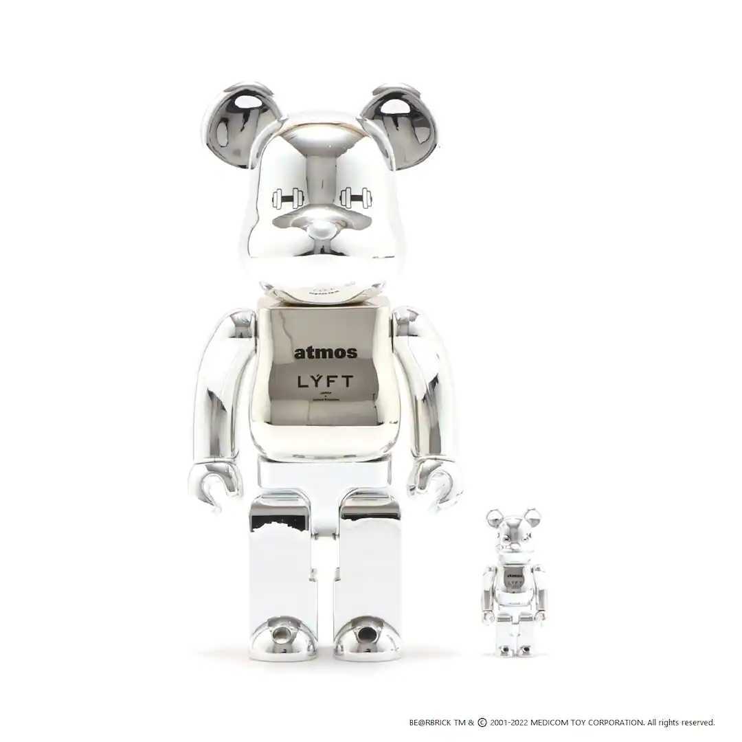 MEDICOM TOY BE@RBRICK atmos LYFT 100% & 400% 22SU-I atmos BE