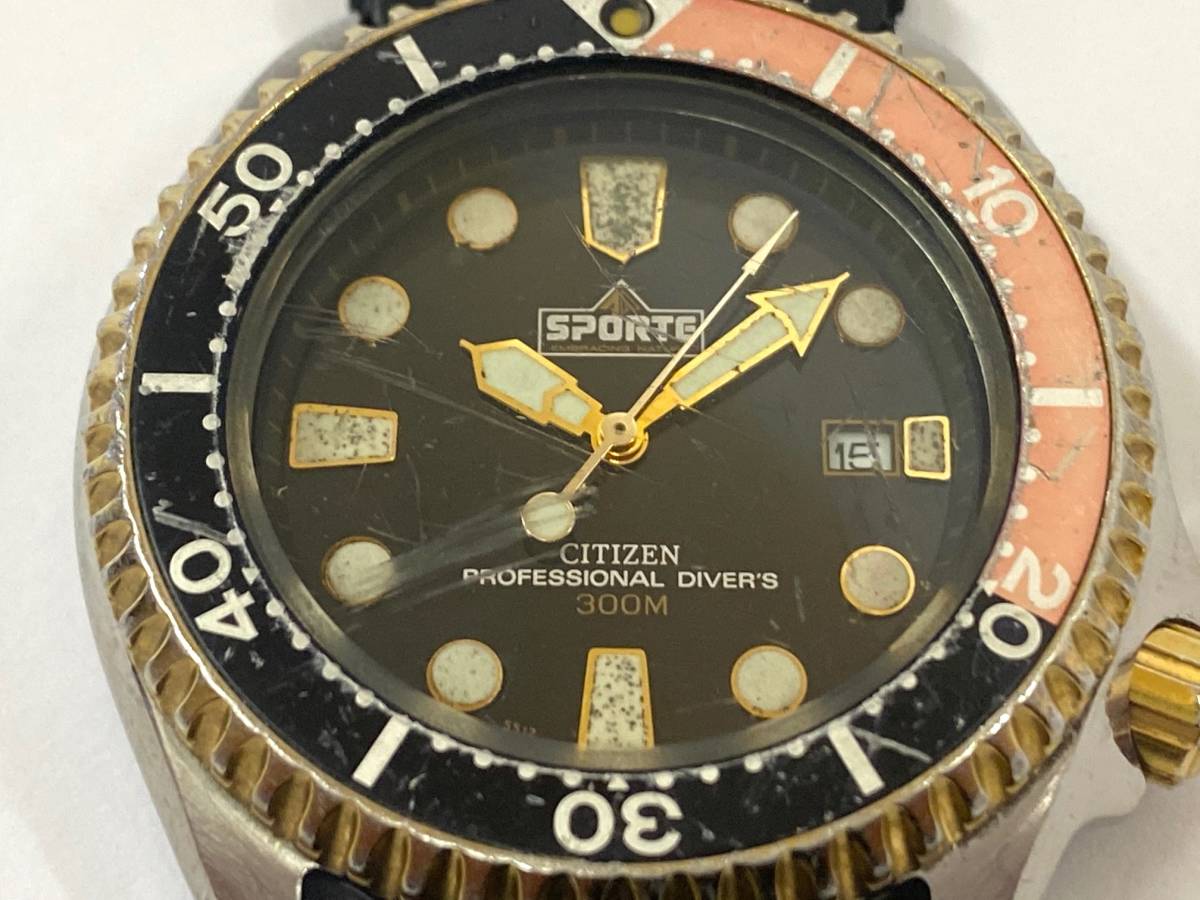 CITIZEN シチズン SPORTE スポルテ ダイバー 300m クォーツ メンズ 