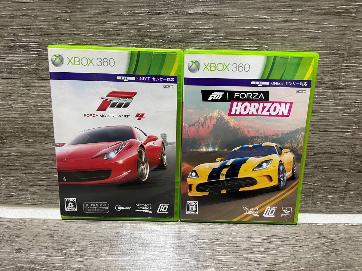 驚きの破格値，高品質 XBOX360 Forza Horizon & MOTORSPORT4 2本セット 状態良好 マイクロソフト フォルツァ X18-47378 ｘ17-74693(レース)｜売買されたオークション情報、yahooの商品情報をアーカイブ公開 - オークファン Xbox360ソフト
