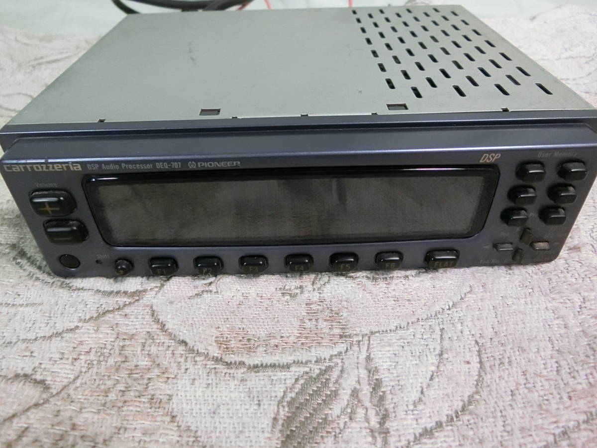 ☆④パイオニア DEQ-707 カーステレオ ☆ジャンク品 Carrozzeria 